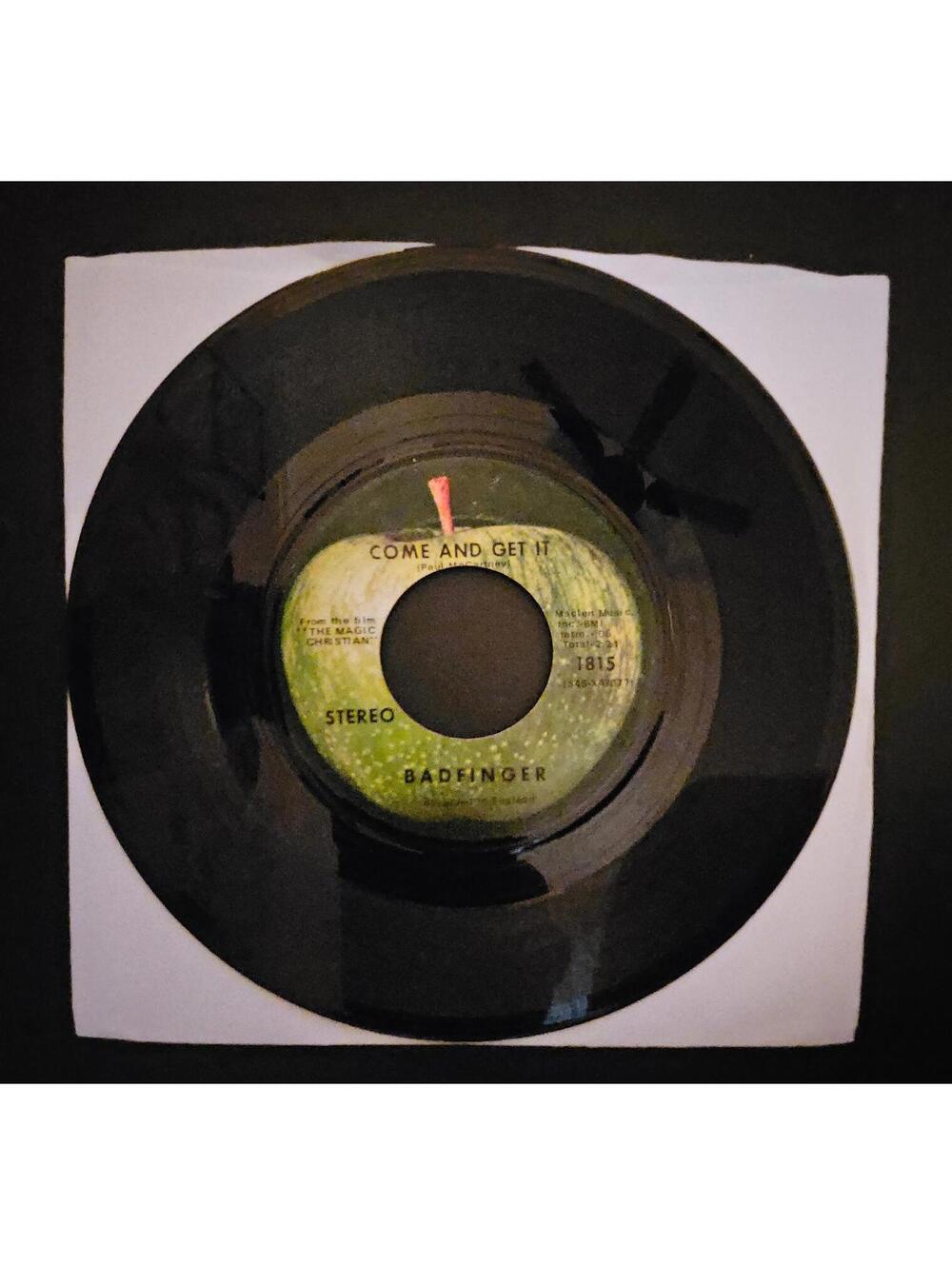 Badfinger- come and get it - apple records- vintage 45 NM